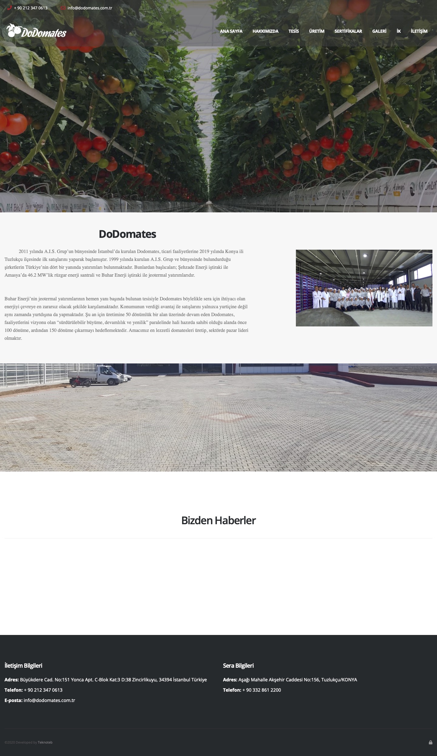 DoDomates - Web Sitesi Tasarımı ve İçerik Yönetim Sistemi DoDomates - Web Sitesi Tasarımı ve İçerik Yönetim Sistemi