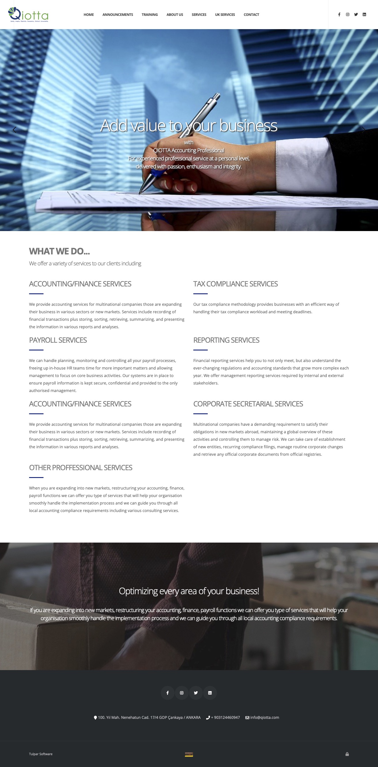 Qiotta | Accounting | Outsourcing | Payroll | Tax Filing | Reporting - Web Sitesi Tasarımı ve İçerik Yönetim Sistemi Qiotta | Accounting | Outsourcing | Payroll | Tax Filing | Reporting - Web Sitesi Tasarımı ve İçerik Yönetim Sistemi