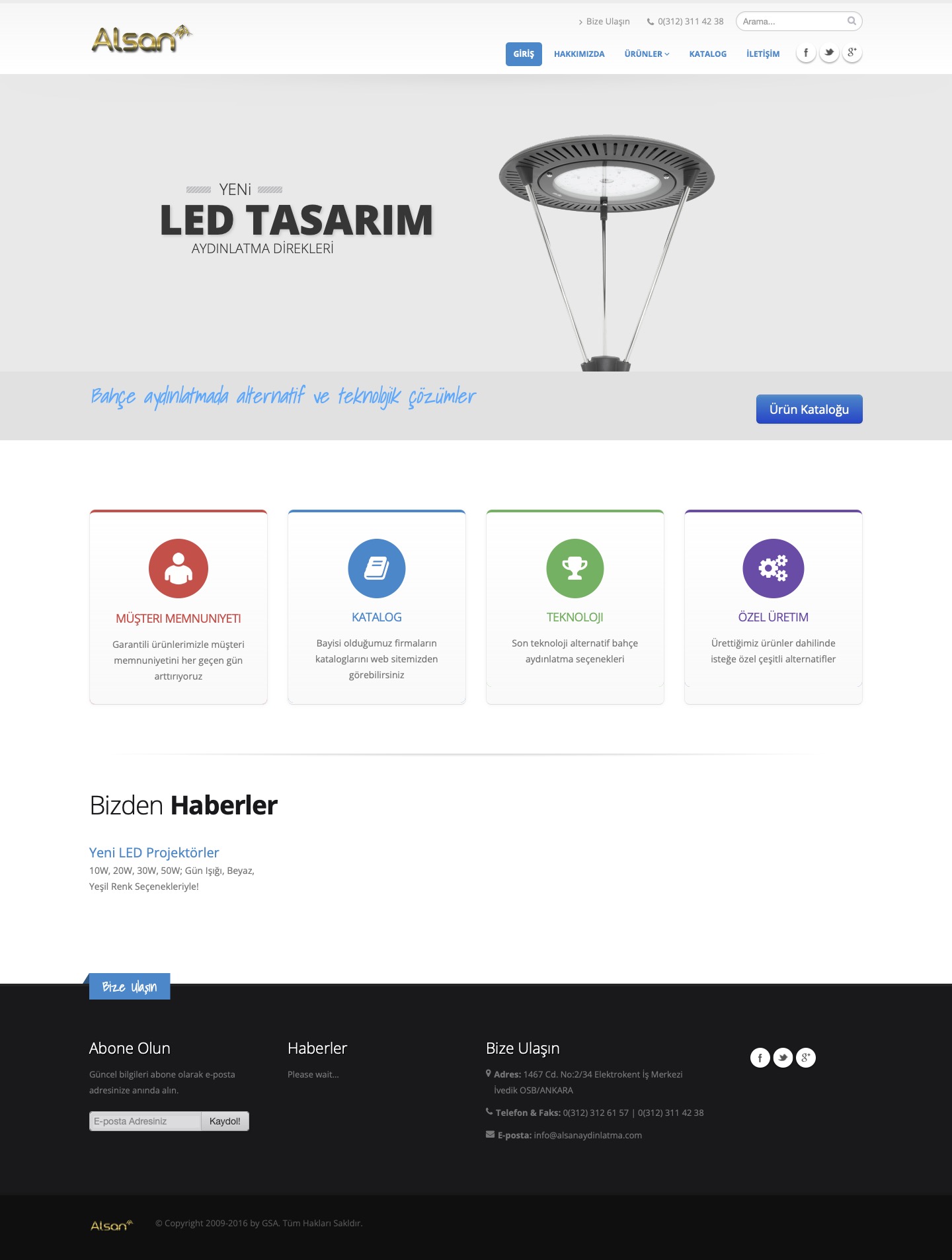 Alsan Aydınlatma - Web Sitesi Tasarımı ve İçerik Yönetim Sistemi Alsan Aydınlatma - Web Sitesi Tasarımı ve İçerik Yönetim Sistemi