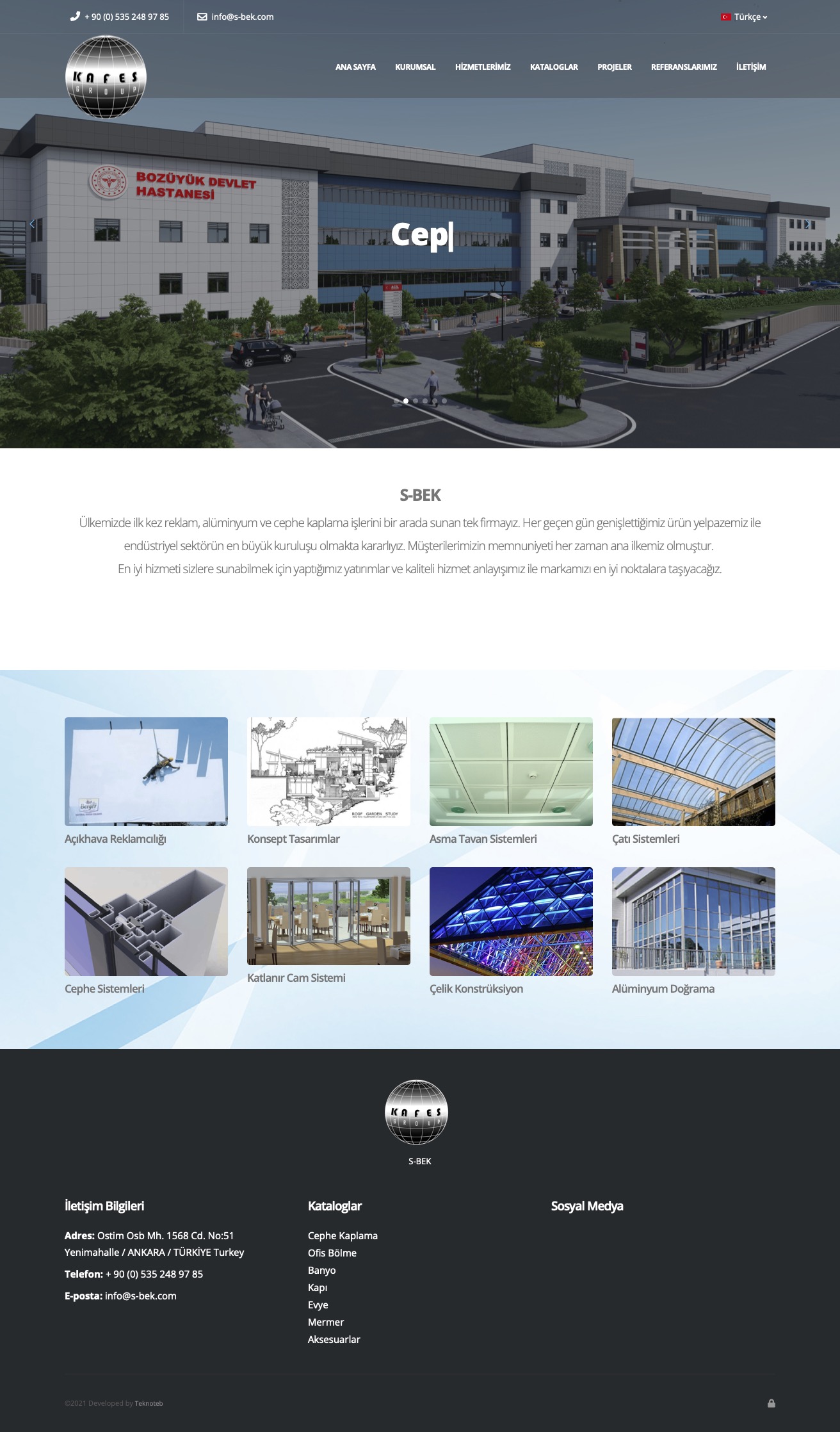 Kafes Grup - Web Sitesi Tasarımı ve İçerik Yönetim Sistemi Kafes Grup - Web Sitesi Tasarımı ve İçerik Yönetim Sistemi