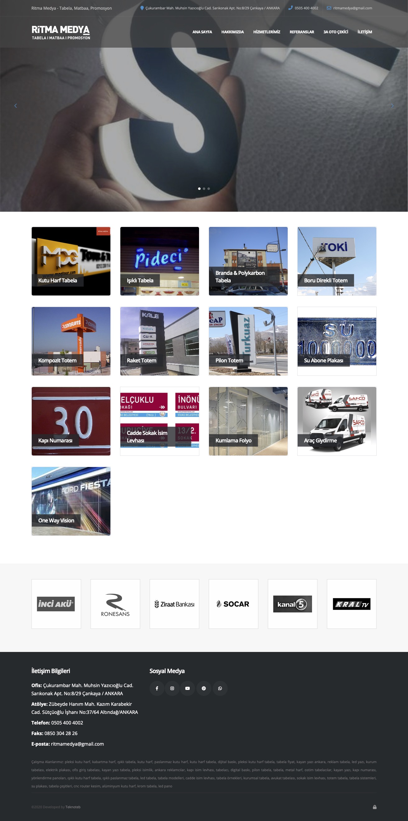 Ritma Medya - Tabela, Matbaa, Promosyon - Web Sitesi Tasarımı ve İçerik Yönetim Sistemi Ritma Medya - Tabela, Matbaa, Promosyon - Web Sitesi Tasarımı ve İçerik Yönetim Sistemi