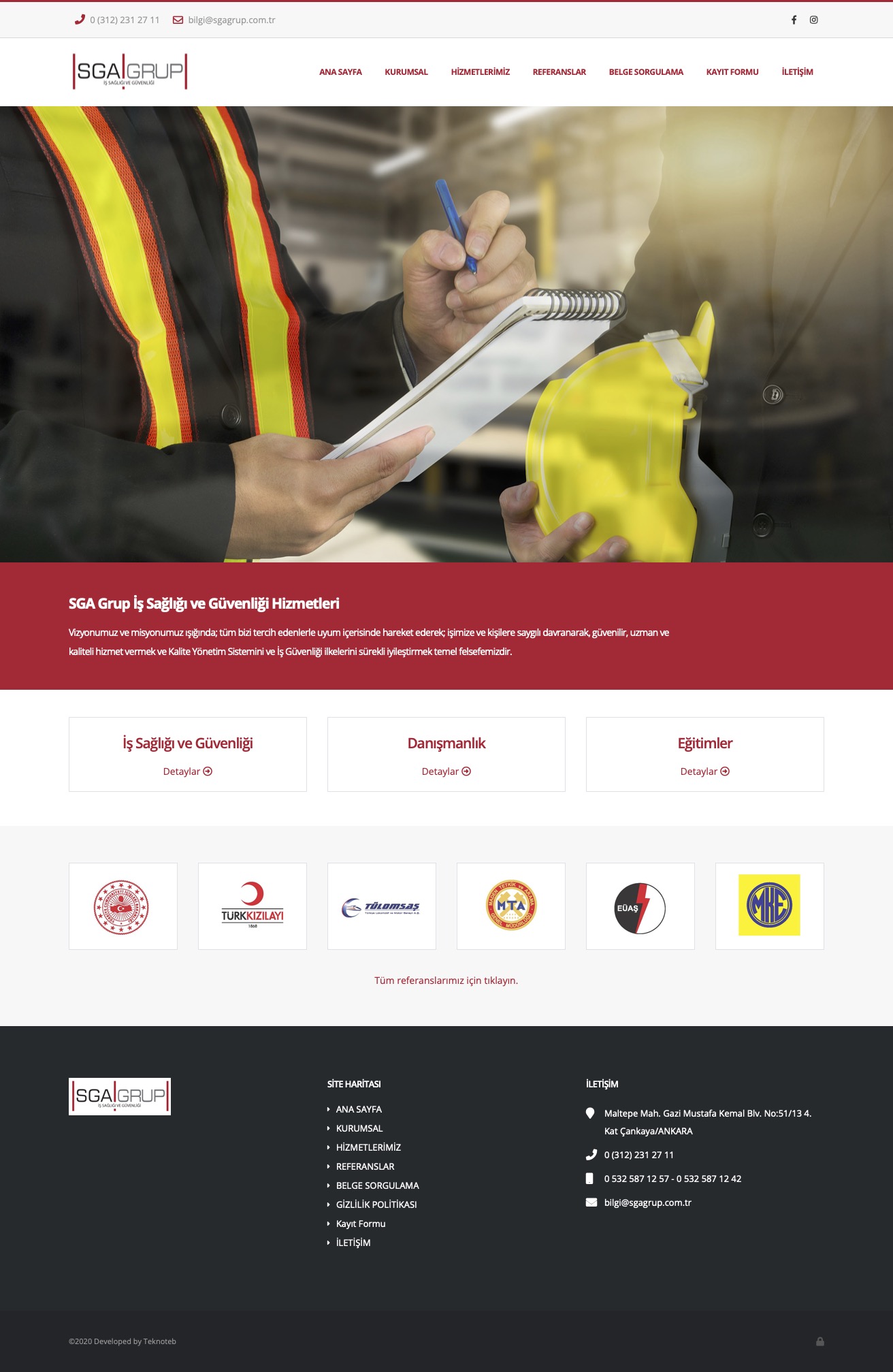 SGA Grup - Ankara - Web Sitesi Tasarımı ve İçerik Yönetim Sistemi SGA Grup - Ankara - Web Sitesi Tasarımı ve İçerik Yönetim Sistemi